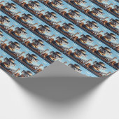 Koala Driving Geschenkpapier (Ecke)