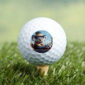 Koala Driving Golfball (Insitu T-Shirt)