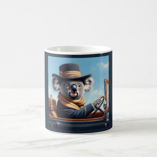 Koala Driving Kaffeetasse (Mittel)
