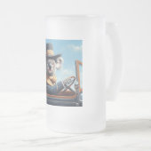 Koala Driving Mattglas Bierglas (VorderseiteRechts)