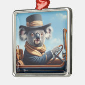 Koala Driving Ornament Aus Metall (Links)
