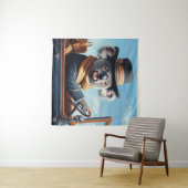 Koala Driving Wandteppich (Beispiel (Horizontal))