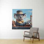 Koala Driving Wandteppich (Beispiel)