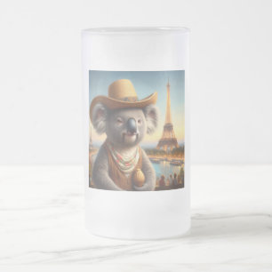 Koala Eiffel Tower Mattglas Bierglas
