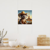 Koala Eiffel Tower Poster (Küche)