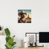 Koala Eiffel Tower Poster (Heimbüro)