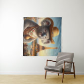 Koala Eiffel Tower Wandteppich (Beispiel (Horizontal))