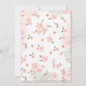 Koala Einladung, Koala Babydusche einladen Einladung (Rückseite)