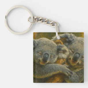 Koala Embrace - Zender Wildlife Moment Schlüsselanhänger