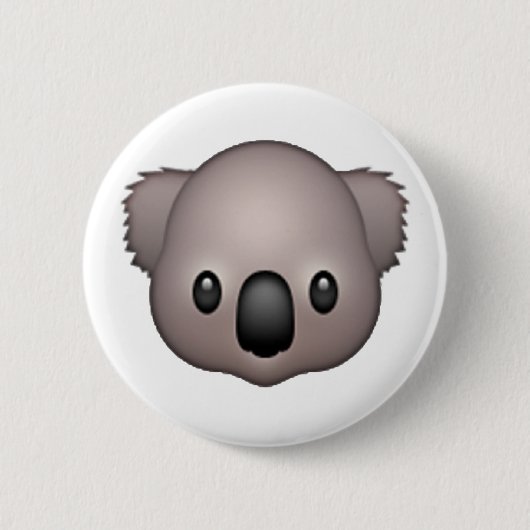 Koala - Emoji Button (Vorderseite)