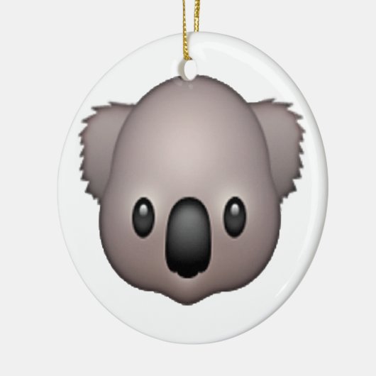 Koala - Emoji Keramik Ornament (Links)