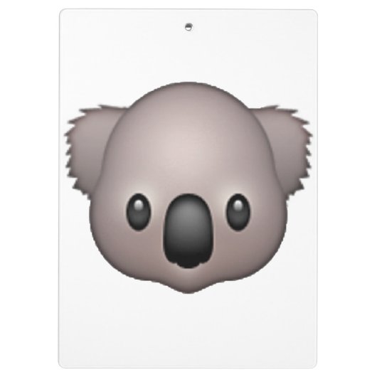 Koala - Emoji Klemmbrett (Rückseite)