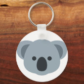 Koala Emoji Schlüsselanhänger (Vorderseite)