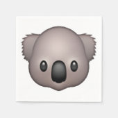 Koala - Emoji Serviette (Vorderseite)