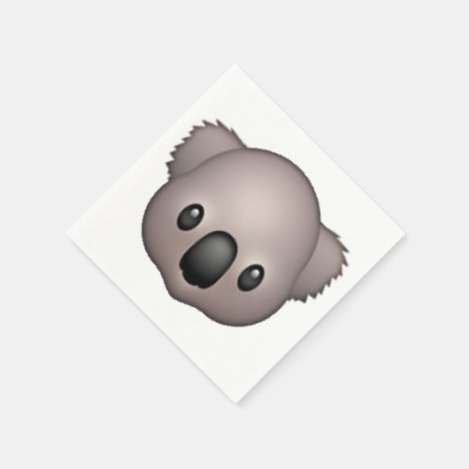 Koala - Emoji Serviette (Ecke)