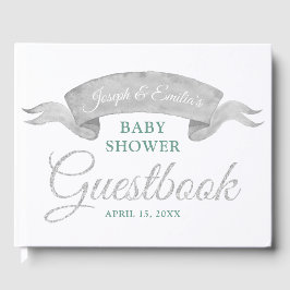 Koala & Eucalyptus Gray Baby Showbook Gästebuch