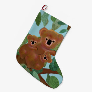 Koala-Eukalyptus-WeihnachtsStrümpfe Großer Weihnachtsstrumpf