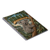 Koala-Eukalyptuswald POPCUT Notizblock (Rechte Seite)