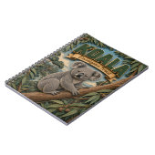 Koala-Eukalyptuswald POPCUT Notizblock (Linke Seite)
