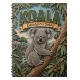 Koala-Eukalyptuswald POPCUT Notizblock