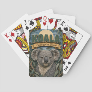 Koala-Eukalyptuswald POPCUT Spielkarten
