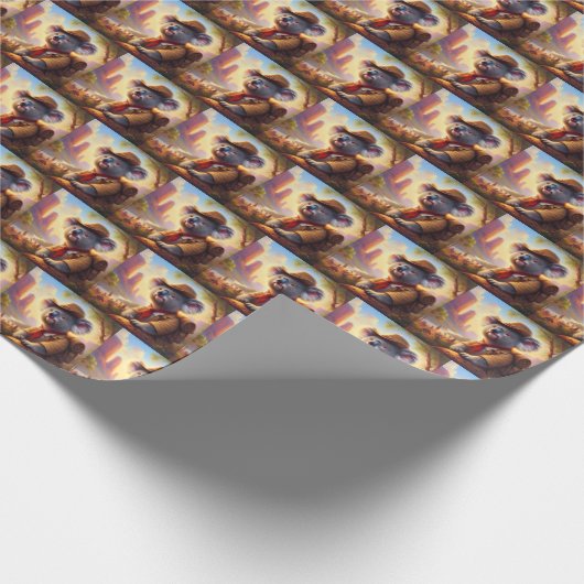 Koala Explorer Geschenkpapier (Ecke)