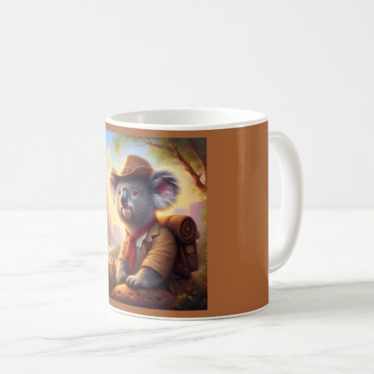 Koala Explorer Kaffeetasse (VorderseiteRechts)