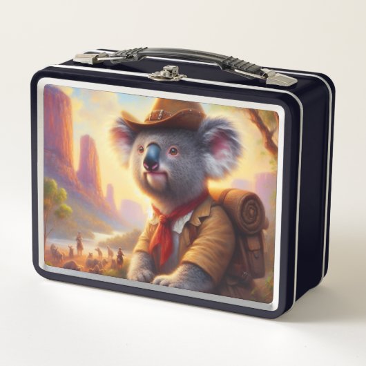 Koala Explorer Metall Brotdose (Vorderseite)