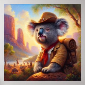 Koala Explorer Poster