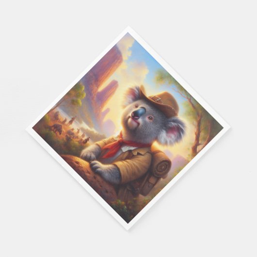 Koala Explorer Serviette (Ecke)