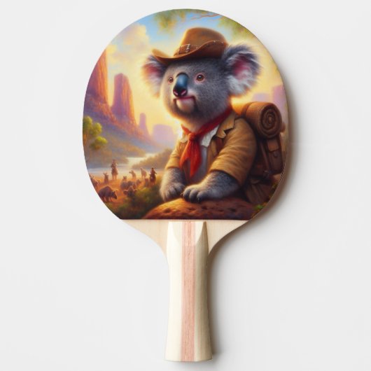 Koala Explorer Tischtennis Schläger (Vorderseite)