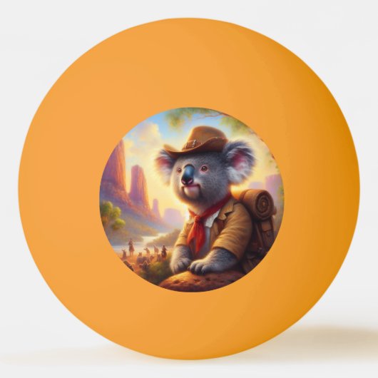 Koala Explorer Tischtennisball (Vorderseite)