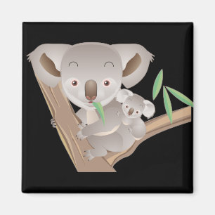 Koala-Familie Magnet