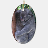 Koala-Familien-Verzierung Keramikornament (Links)