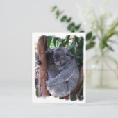 Koala Family Postcard Postkarte (Stehend Vorderseite)