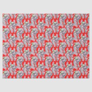 Koala Family Red Christmas Seidenpapier