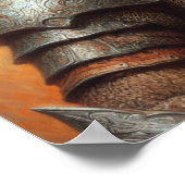 Koala Fantasy Warrior Poster (Ecke)