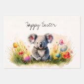 Koala Feld der Ostereier Happy Oster Geschenkpapier Set (Vorderseite 2)