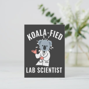 KOALA-FIED-LABRADOR-WISSENSCHAFTLER - KOALA-LABRAD POSTKARTE