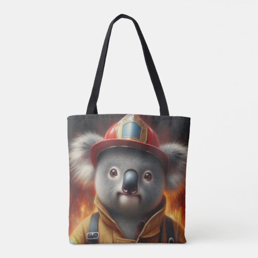 Koala Firefighter Tasche (Rückseite)