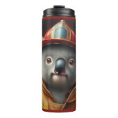 Koala Firefighter Thermosbecher (Vorderseite)