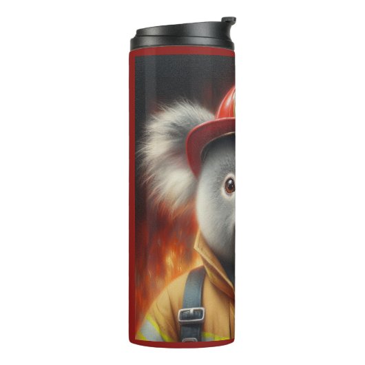 Koala Firefighter Thermosbecher (Nach links gedreht)