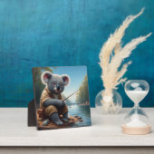 Koala Fishing Fotoplatte (InSitu)