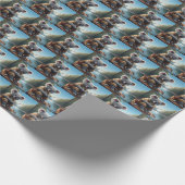 Koala Fishing Geschenkpapier (Ecke)