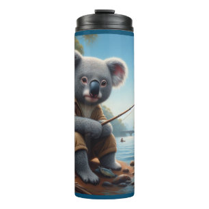 Koala Fishing Thermosbecher