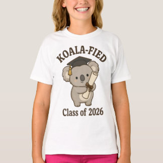 Koala-fizierte Abschlussklasse 2026 Süße Koala-Abs T-Shirt