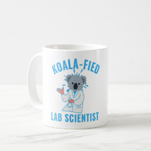 KOALA-FIZIERTER LABORWISSENSCHAFTLER - KOALA-LABOR KAFFEETASSE