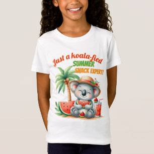 Koala-fizierter Sommer Snack Experte – Lustige Str T-Shirt