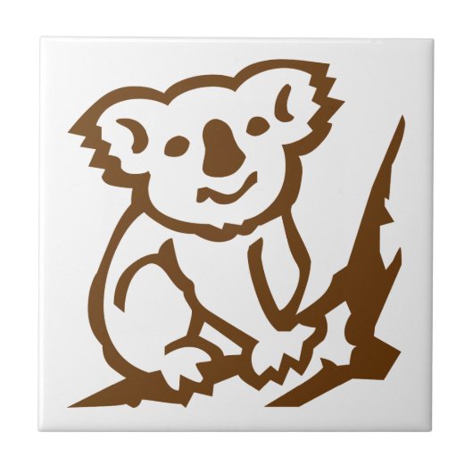 Koala Fliese (Vorderseite)