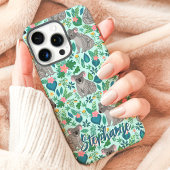 Koala Floral Pattern Individuelle Name Case-Mate iPhone Hülle
